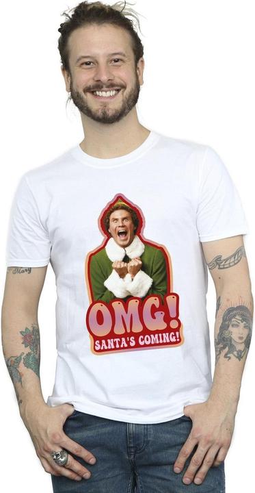 Produktbild Elf Santa's Coming TShirt (L)