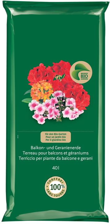 Produktbild Migros-Bio Garden Balkon- und Geranienerde (40 l, Erde ohne Torf)