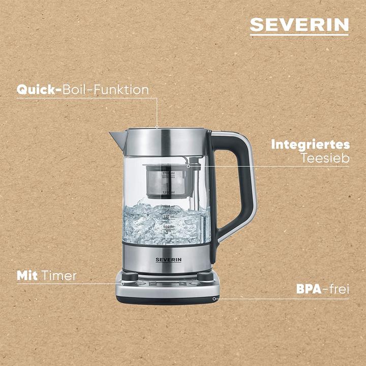 Image du produit Severin Bouilloire WK 3422 en acier inoxydable (1.70 l)