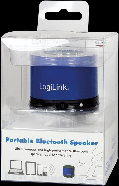 Actual product image LogiLink Bluetooth speaker (4 h, Rechargeable battery operated)