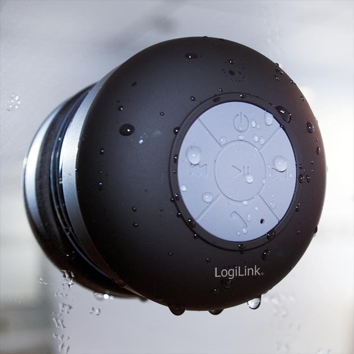 Immagine prodotto LogiLink Altoparlante Bluetooth per la doccia (4 h, Batteria ricaricabile)