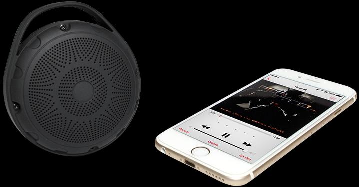 Produktbild LogiLink Bluetooth Lautsprecher mit FM Radio und MP3-Player (3 h, Stromversorgung über USB)