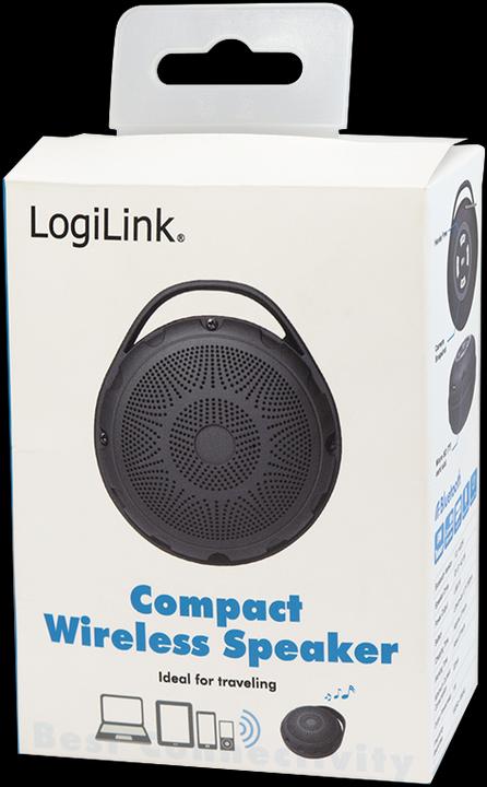 Produktbild LogiLink Bluetooth Lautsprecher mit FM Radio und MP3-Player (3 h, Stromversorgung über USB)