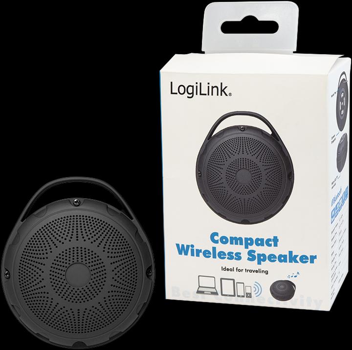 Produktbild LogiLink Bluetooth Lautsprecher mit FM Radio und MP3-Player (3 h, Stromversorgung über USB)