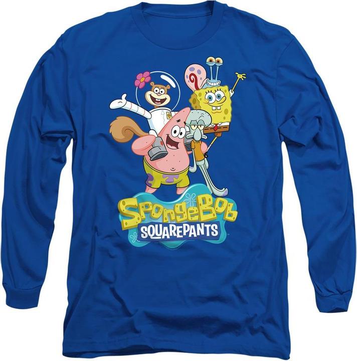 Immagine prodotto Spongebob Squarepants Maglietta Foto di gruppo Adulto Unisex (M)