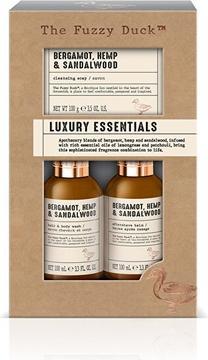 Nährwerte und Zutaten Baylis & Harding Geschenkset für Körper-, Haut- und Haarpflege - Bergamotte Hanf Sandelholz, 3 Stück (Körperpflegeset)