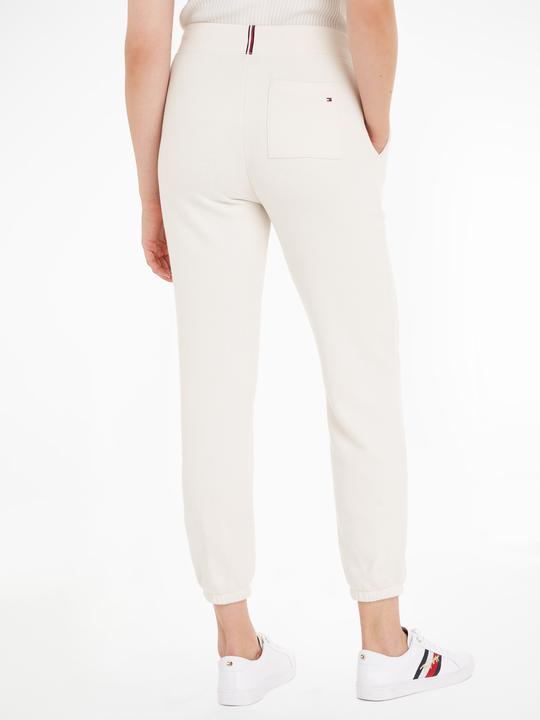 Produktbild Tommy Hilfiger Damen Jogginghose 1985 Tapered Sweatpants Lang, Beige (Weathered White), M (M)