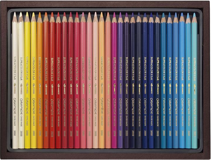 Actual product image Caran d'Ache Pencil box Supracolor (Multicoloured)