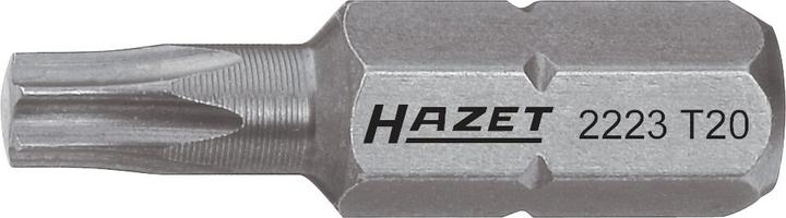HAZET Bit 2223-T30 ∙ Hexagon, solid 6.3 (1/4 inches) ∙ Inside TORX profile ∙ T30 (T 30)