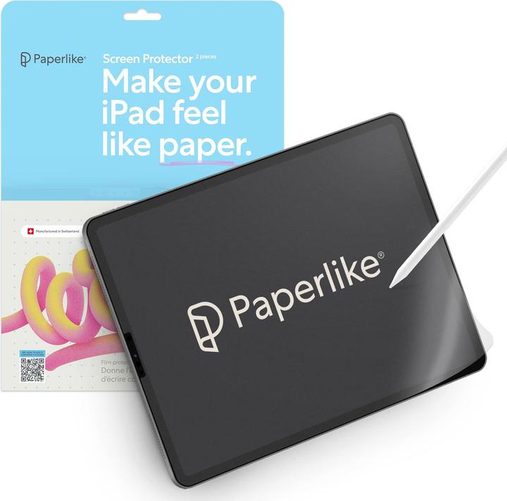 Produktbild Paperlike Displayschutzfolie (2 Stück, iPad Pro 12.9 2020 (4. Gen), iPad Pro 12.9 2018 (3. Gen), IPAD PRO 12.9 2021, iPad Pro 12.9, iPad Pro 12.9 2022 (6. Gen), iPad Pro 12.9 2021 (5. Gen))
