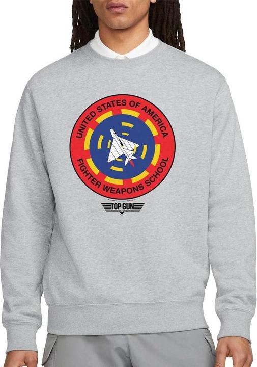 Actual product image Top Gun Unisex Adult Fighter Weapons School Sweatshirt (M)