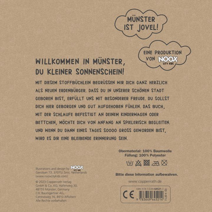 Produktbild Knister-Babybuch: Münster ist jovel! (Deutsch, Coppenrath Verlag, 2024)