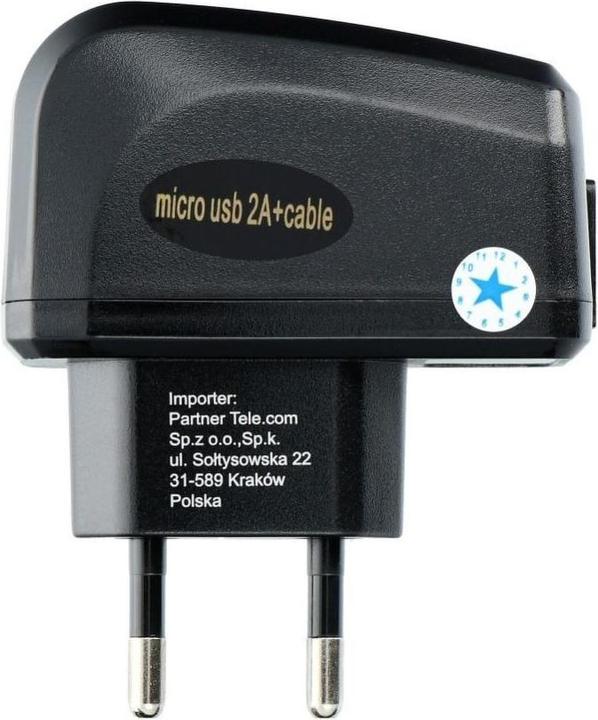 Actual product image BlueStar Blue Star TFK-TC-1095B 1x USB-A 2A Charger (5901737411556) (10 W)