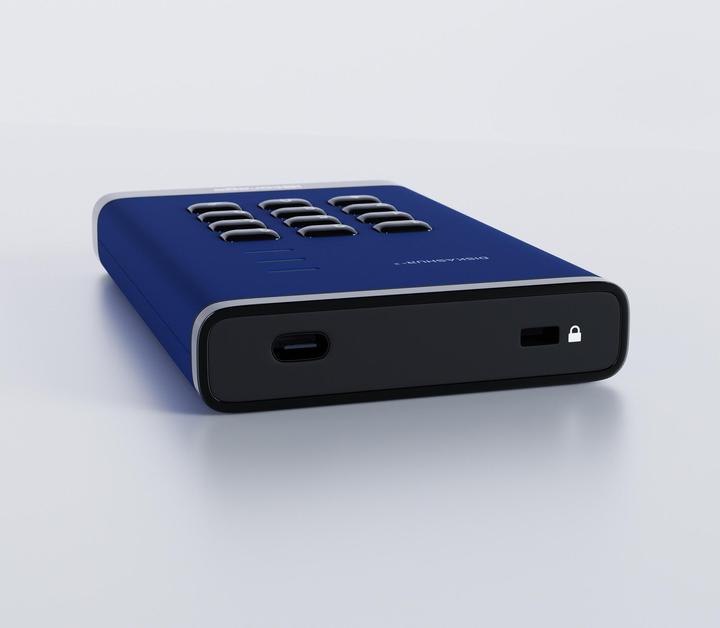 Actual product image iStorage diskAshur3 SSD 16TB - Blue (16000 GB)