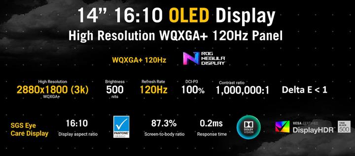 Actual product image ASUS ROG Zephyrus G16 OLED RTX 4070 (16", AMD Ryzen AI 9 HX 370, 32 GB, 1000 GB, CH)