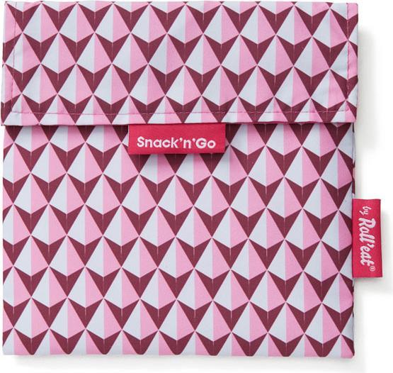 Produktbild Roll'Eat Lunchbeutel SnacknGo-Tiles 18 cm x 18 cm, Rosa