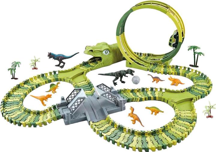 Actual product image Dinotrack with looping play set