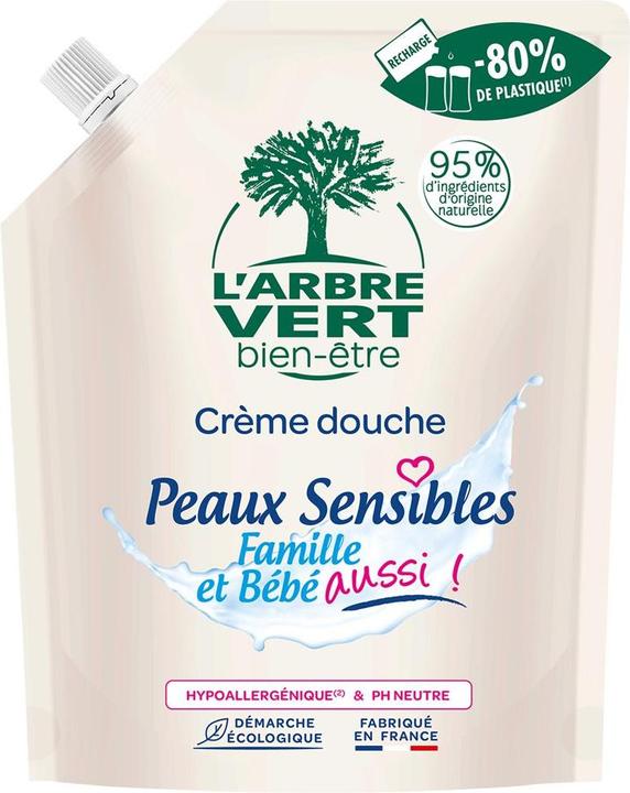 Immagine prodotto L'arbre vert Doccia ricarica pelle sensibile french liq (500 ml)