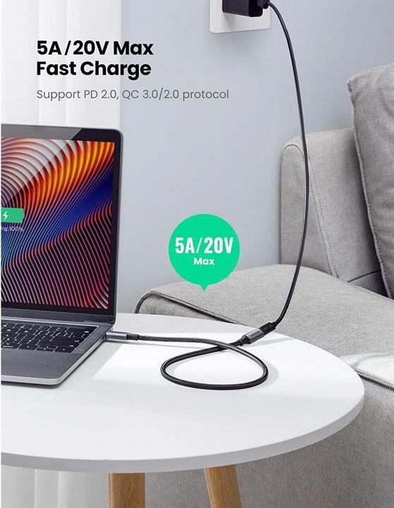 Image du produit Ugreen USB C – USB C (1 m, USB 3.1)