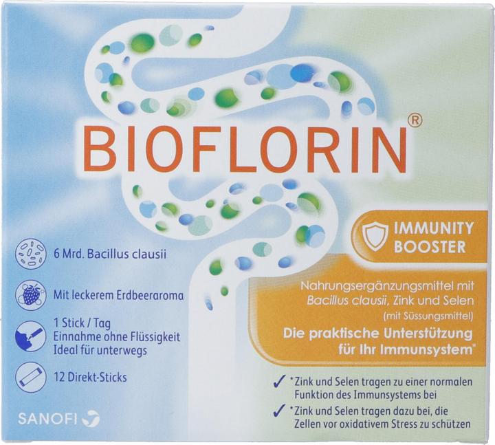Produktbild Bioflorin Immunity Booster Pulver (12 Stück, Stift, 40 g)
