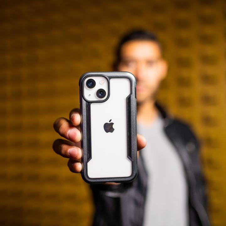 Productafbeelding X-Doria Shield Case iPhone 14 gepantserde hoes zwart (Apple iPhone 14)