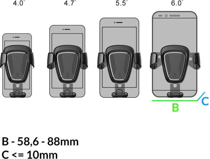 Image du produit Baseus Gravity Car Mount