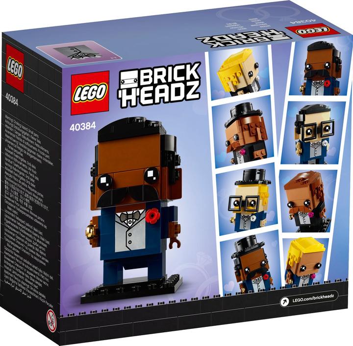 Actual product image LEGO BrickHeadz - Groom (40384, LEGO Brickheadz)