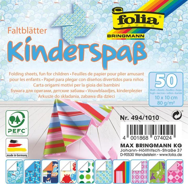 Image du produit Folia Dépliants Plaisir des enfants (80 g/m², 50 x)
