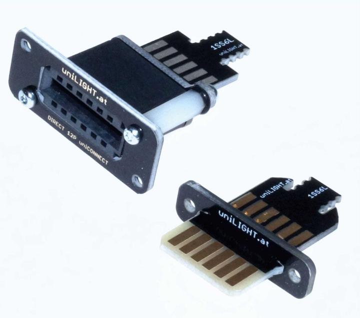 Produktbild Unilight Direktsteckverbindung Direct Mit 6 Primä 1 Servo Und 6 Pole Für Lichtern Und Son