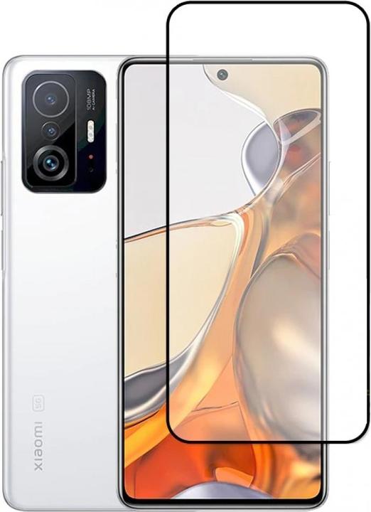Actual product image Screenguard Xiaomi 11T Full Screen Protective Glass Film 2.5D 9H (1 Piece, Xiaomi 11T)