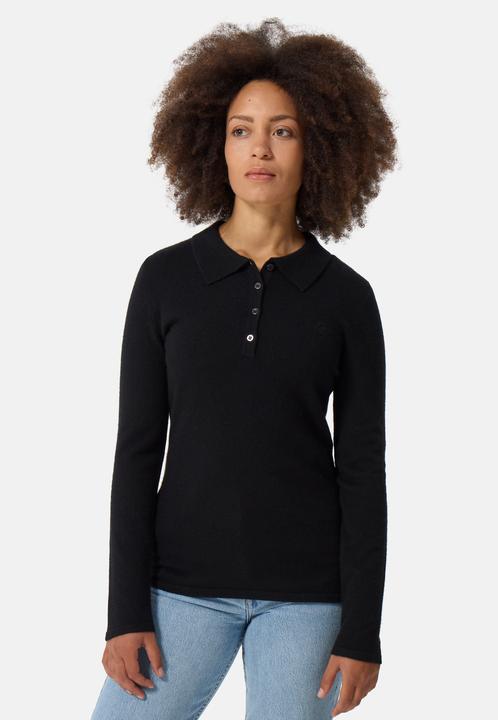 Produktbild Cash-Mere Kaschmir Poloshirt Langarm (S)
