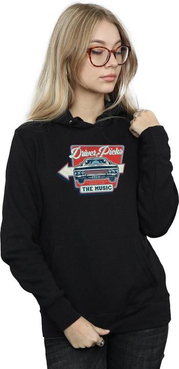 Actual product image Supernatural Womens/Ladies Driver Picks The Music Hoodie (M)