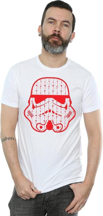 Produktbild Star Wars Christmas Stormtrooper Helmet TShirt (L)
