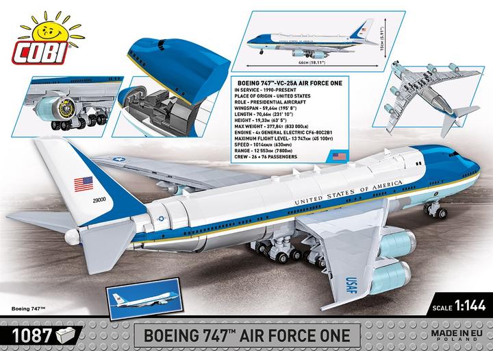 Produktbild Cobi Boeing 747 Air Force One