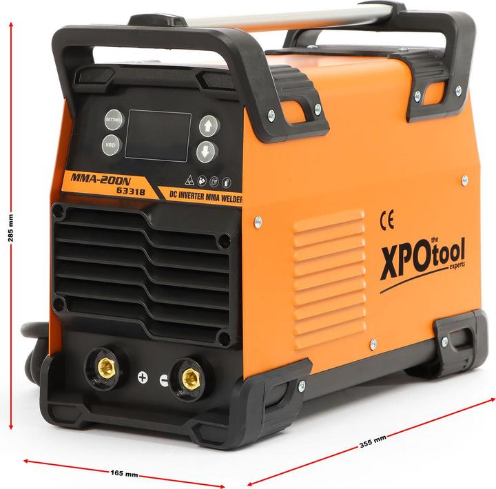 Actual product image XPOtool Portable MMA Stick Welder 20-200Amp IGBT Inverter Welding Machine for SMAW Arc Welding