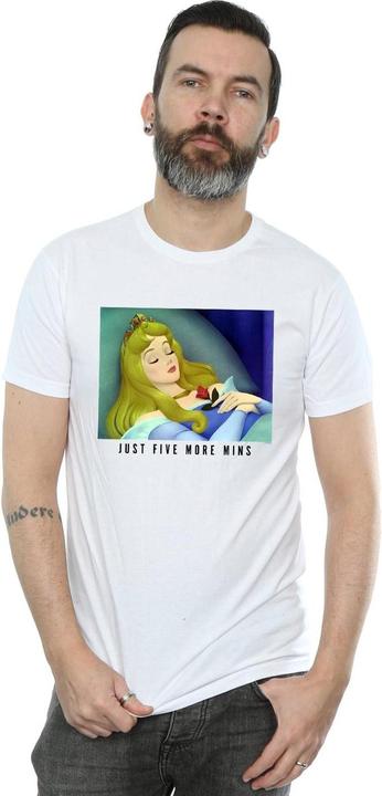 Immagine prodotto Disney Princess Sleeping Beauty Five More Minutes Maglietta Uomo (XL)