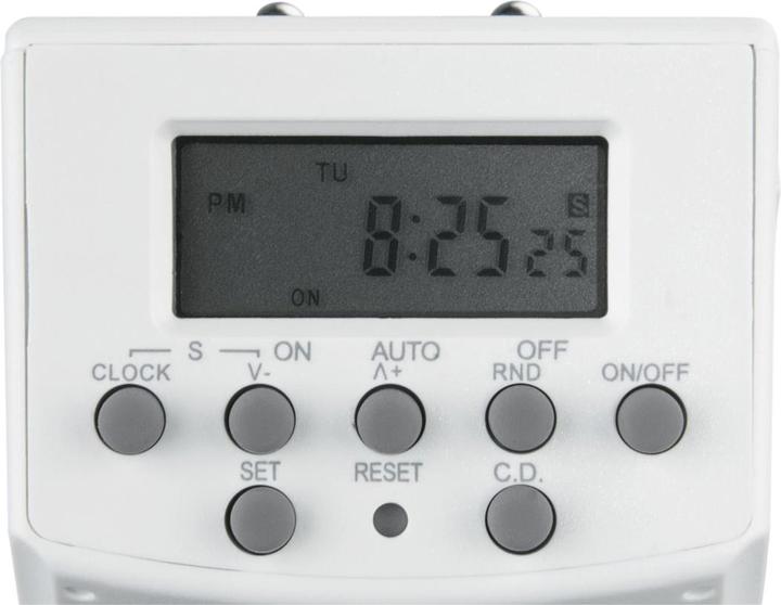 Produktbild Hama 00223306 Zeitschaltuhr digital Tagesprogramm, Wochenprogramm Dauerbetri