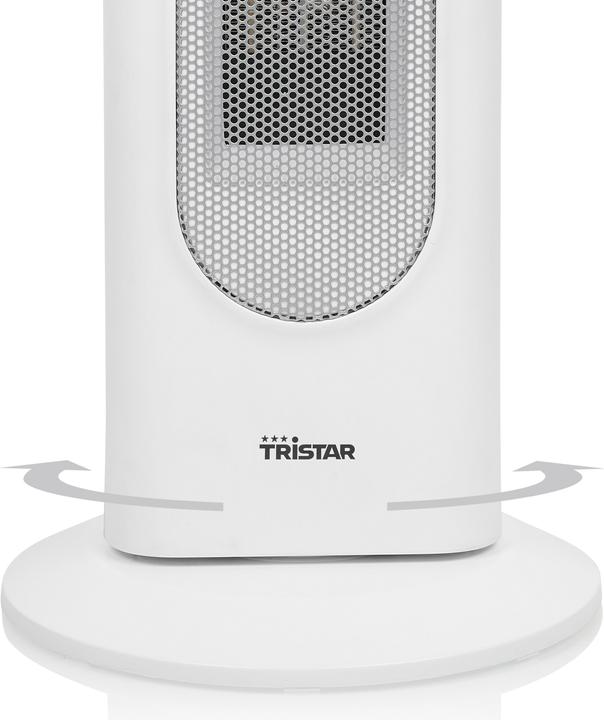 Actual product image Tristar KA-5098 Ceramic Fan Heater White, Black (2000 W)
