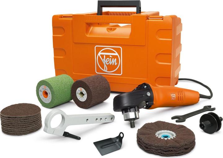Actual product image Fein WPO 14-25 E Grinding Polisher, Start Set E (Eccentric polisher, 750 W)