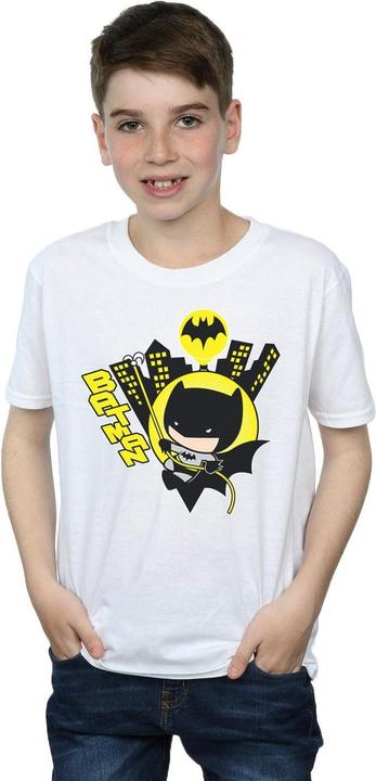 Immagine prodotto Chibi Batman Swinging Maglietta Ragazzi (140, 146)