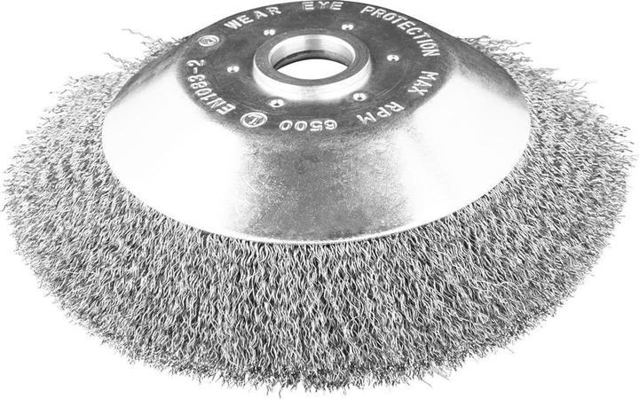 Graphite Wire brush for brush cutter 200 x 25.4 mm, soft, wavy wires