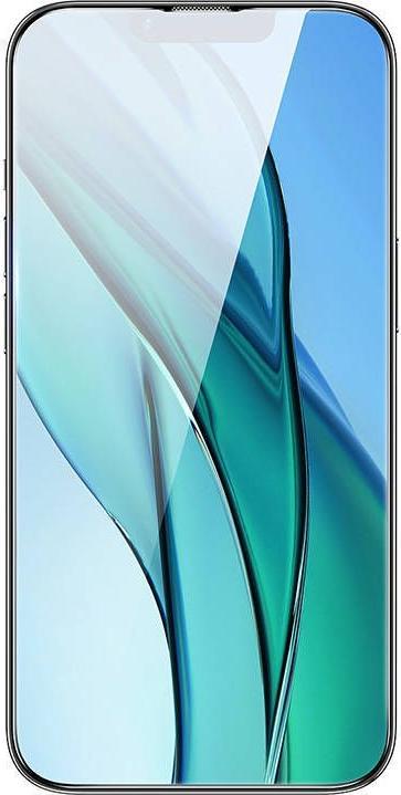 Produktbild Baseus All-glass Crystal Tempered Glass EasyStick Film iP14 (Pack of 2) (2 Stück, Apple iPhone 14)