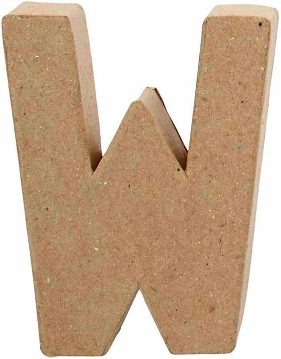 Creativ Company Letter papier-maché klein - W