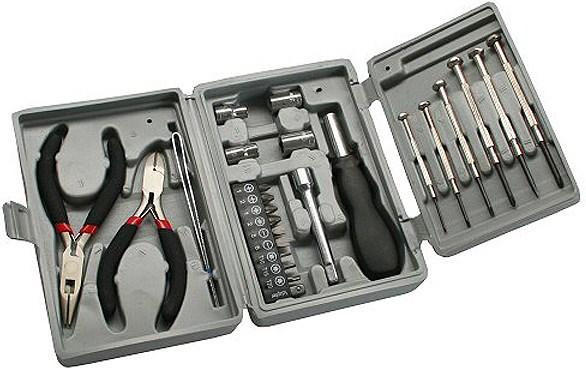 Produktbild InLine Goobay Universal-Feinmechaniker-Set, 25-teilig, in Plastikbox
