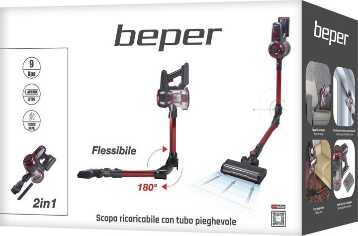 Immagine prodotto Beper Scopa ricaricabile con tubo pieghevole