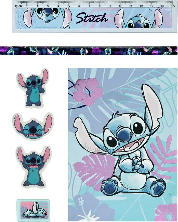 Image du produit NoName Set d'écriture Stitch Fashion (A5, Couverture rigide)