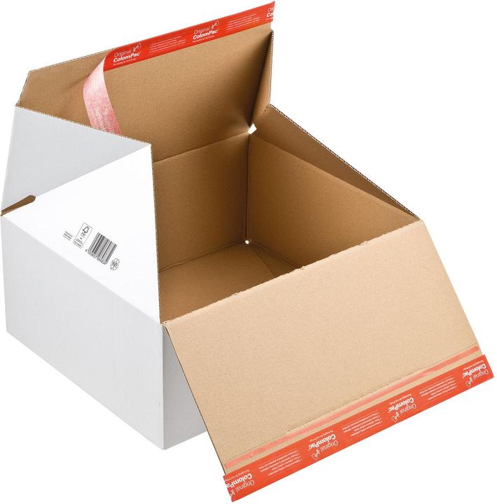Produktbild Colompac Premium-Blitzbodenkarton CP 155, versch. Grössen, Z-Faltung, Selbstklebeverschluss, weiss,... (19 x 15.5 x 13 cm, 20 x)