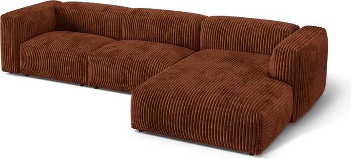 Actual product image Micadoni Modular Right Corner Sofa, "Martina", 3 Seats, 332x176x75 Made in Europe (Corner sofa)