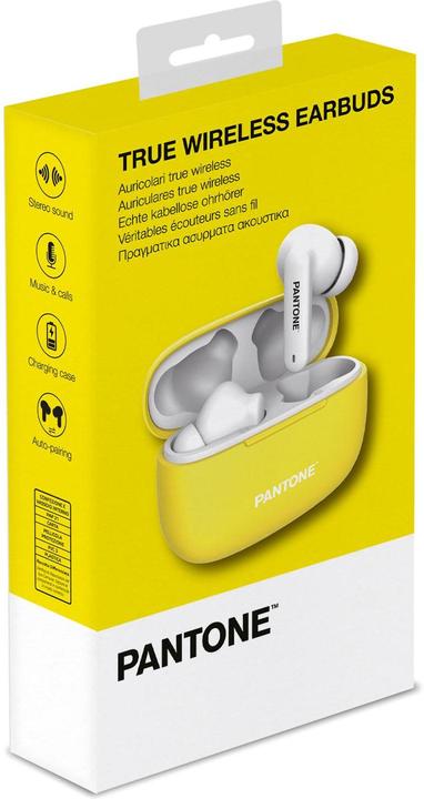 Produktbild Celly Pantone Tws In Ear Yellow Pt-Tws008y (5 h, Kabellos)