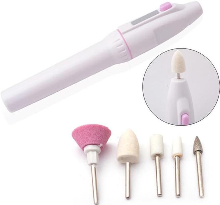 PhoneLook 5 in 1 elektronische Nagel Pflege Maschine Manicure Polishing mit 5 Aufsätzen